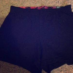 Black shorts with Palm tree waistband CHEAP